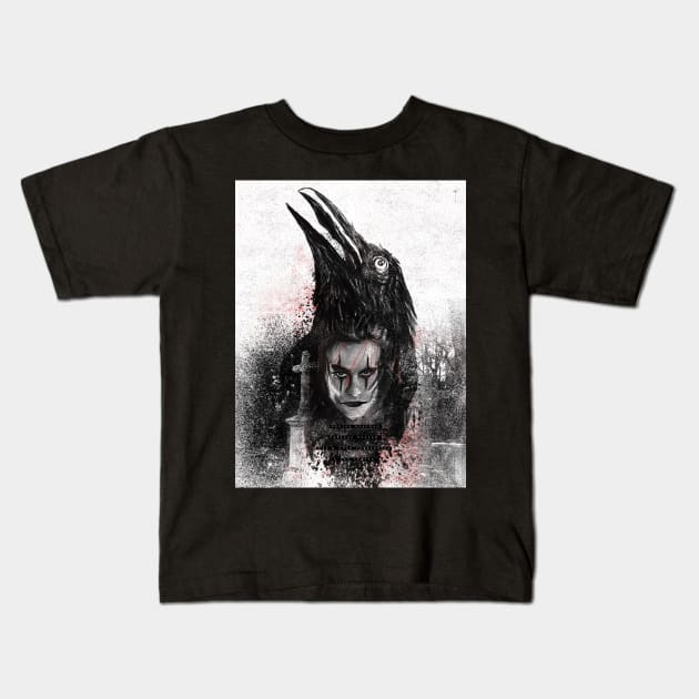 The Crow Kids T-Shirt by quadrin